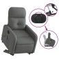 vidaXL Elektrischer Massagesessel mit Aufstehhilfe Dunkelgrau Stoff vidaXL Elektrischer Massagesessel mit Aufstehhilfe Dunkelgrau Stoff