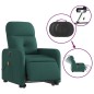 vidaXL Elektrischer Massagesessel mit Aufstehhilfe Dunkelgrün Stoff vidaXL Elektrischer Massagesessel mit Aufstehhilfe Dunkelgrün Stoff