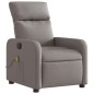 vidaXL Massagesessel Elektrisch Taupe Stoff vidaXL Massagesessel Elektrisch Taupe Stoff