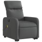vidaXL Elektrischer Massagesessel mit Aufstehhilfe Dunkelgrau Stoff vidaXL Elektrischer Massagesessel mit Aufstehhilfe Dunkelgrau Stoff