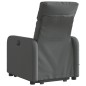 vidaXL Elektrischer Massagesessel mit Aufstehhilfe Dunkelgrau Stoff vidaXL Elektrischer Massagesessel mit Aufstehhilfe Dunkelgrau Stoff