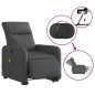 vidaXL Elektrischer Massagesessel mit Aufstehhilfe Dunkelgrau Stoff vidaXL Elektrischer Massagesessel mit Aufstehhilfe Dunkelgrau Stoff