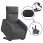 vidaXL Elektrischer Massagesessel mit Aufstehhilfe Dunkelgrau Stoff vidaXL Elektrischer Massagesessel mit Aufstehhilfe Dunkelgrau Stoff