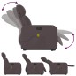 vidaXL Elektrischer Massagesessel mit Aufstehhilfe Dunkelbraun Stoff vidaXL Elektrischer Massagesessel mit Aufstehhilfe Dunkelbraun Stoff