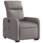 vidaXL Elektrischer Massagesessel mit Aufstehhilfe Taupe Stoff vidaXL Elektrischer Massagesessel mit Aufstehhilfe Taupe Stoff