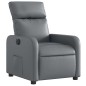 vidaXL Relaxsessel Elektrisch Grau Kunstleder vidaXL Relaxsessel Elektrisch Grau Kunstleder
