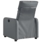 vidaXL Relaxsessel Elektrisch Grau Kunstleder vidaXL Relaxsessel Elektrisch Grau Kunstleder