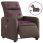 vidaXL Massagesessel Elektrisch Braun Kunstleder vidaXL Massagesessel Elektrisch Braun Kunstleder