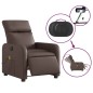 vidaXL Massagesessel Elektrisch Braun Kunstleder vidaXL Massagesessel Elektrisch Braun Kunstleder