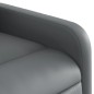 vidaXL Massagesessel mit Aufstehhilfe Grau Kunstleder vidaXL Massagesessel mit Aufstehhilfe Grau Kunstleder