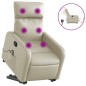 vidaXL Massagesessel mit Aufstehhilfe Elektrisch Creme Kunstleder vidaXL Massagesessel mit Aufstehhilfe Elektrisch Creme Kunstleder