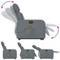 vidaXL Massagesessel mit Aufstehhilfe Elektrisch Grau Kunstleder vidaXL Massagesessel mit Aufstehhilfe Elektrisch Grau Kunstleder