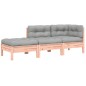 vidaXL Gartensofa mit Kissen und Hocker 2-Sitzer vidaXL Gartensofa mit Kissen und Hocker 2-Sitzer
