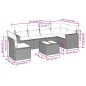 vidaXL 7-tlg. Garten-Sofagarnitur mit Kissen Beige Poly Rattan vidaXL 7-tlg. Garten-Sofagarnitur mit Kissen Beige Poly Rattan