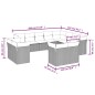 vidaXL 12-tlg. Garten-Sofagarnitur mit Kissen Schwarz Poly Rattan vidaXL 12-tlg. Garten-Sofagarnitur mit Kissen Schwarz Poly Rattan