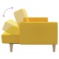vidaXL Schlafsofa 2-Sitzer Gelb Stoff vidaXL Schlafsofa 2-Sitzer Gelb Stoff