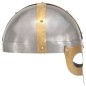 vidaXL Wikinger-Helm Antik Replik LARP Silbern Stahl vidaXL Wikinger-Helm Antik Replik LARP Silbern Stahl
