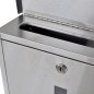 Doppelter Briefkasten aus Edelstahl mit Ständer Doppelter Briefkasten aus Edelstahl mit Ständer