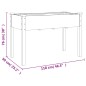 vidaXL Pflanzkübel mit Einsatz und Rollen Grau 118x59x80 cm Tannenholz vidaXL Pflanzkübel mit Einsatz und Rollen Grau 118x59x80 cm Tannenholz
