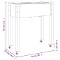 vidaXL Pflanzkübel mit Einsatz und Rollen 71x37x80 cm Massivholz Tanne vidaXL Pflanzkübel mit Einsatz und Rollen 71x37x80 cm Massivholz Tanne