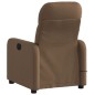 vidaXL Massagesessel Braun Stoff vidaXL Massagesessel Braun Stoff