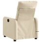 vidaXL Massagesessel Creme Stoff vidaXL Massagesessel Creme Stoff