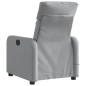 vidaXL Massagesessel Elektrisch Hellgrau Stoff vidaXL Massagesessel Elektrisch Hellgrau Stoff
