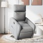 vidaXL Relaxsessel mit Aufstehhilfe Hellgrau Stoff vidaXL Relaxsessel mit Aufstehhilfe Hellgrau Stoff