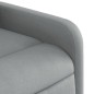vidaXL Relaxsessel mit Aufstehhilfe Hellgrau Stoff vidaXL Relaxsessel mit Aufstehhilfe Hellgrau Stoff