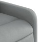 vidaXL Massagesessel mit Aufstehhilfe Hellgrau Stoff vidaXL Massagesessel mit Aufstehhilfe Hellgrau Stoff