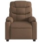 vidaXL Relaxsessel Elektrisch Braun Stoff vidaXL Relaxsessel Elektrisch Braun Stoff