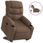 vidaXL Relaxsessel mit Aufstehhilfe Elektrisch Braun Stoff vidaXL Relaxsessel mit Aufstehhilfe Elektrisch Braun Stoff