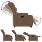 vidaXL Relaxsessel mit Aufstehhilfe Elektrisch Braun Stoff vidaXL Relaxsessel mit Aufstehhilfe Elektrisch Braun Stoff
