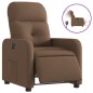 vidaXL Relaxsessel Elektrisch Braun Stoff vidaXL Relaxsessel Elektrisch Braun Stoff