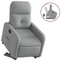 vidaXL Relaxsessel mit Aufstehhilfe Hellgrau Stoff vidaXL Relaxsessel mit Aufstehhilfe Hellgrau Stoff