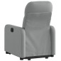 vidaXL Relaxsessel mit Aufstehhilfe Hellgrau Stoff vidaXL Relaxsessel mit Aufstehhilfe Hellgrau Stoff