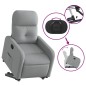 vidaXL Relaxsessel mit Aufstehhilfe Hellgrau Stoff vidaXL Relaxsessel mit Aufstehhilfe Hellgrau Stoff
