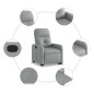 vidaXL Relaxsessel mit Aufstehhilfe Hellgrau Stoff vidaXL Relaxsessel mit Aufstehhilfe Hellgrau Stoff