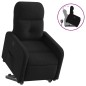 vidaXL Relaxsessel mit Aufstehhilfe Schwarz Stoff vidaXL Relaxsessel mit Aufstehhilfe Schwarz Stoff