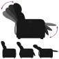 vidaXL Relaxsessel mit Aufstehhilfe Schwarz Stoff vidaXL Relaxsessel mit Aufstehhilfe Schwarz Stoff