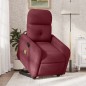 vidaXL Massagesessel mit Aufstehhilfe Weinrot Stoff vidaXL Massagesessel mit Aufstehhilfe Weinrot Stoff