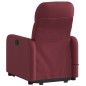 vidaXL Massagesessel mit Aufstehhilfe Weinrot Stoff vidaXL Massagesessel mit Aufstehhilfe Weinrot Stoff