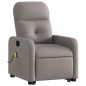 vidaXL Massagesessel mit Aufstehhilfe Taupe Stoff vidaXL Massagesessel mit Aufstehhilfe Taupe Stoff