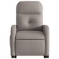 vidaXL Massagesessel mit Aufstehhilfe Taupe Stoff vidaXL Massagesessel mit Aufstehhilfe Taupe Stoff