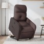vidaXL Relaxsessel mit Aufstehhilfe Elektrisch Dunkelbraun Stoff vidaXL Relaxsessel mit Aufstehhilfe Elektrisch Dunkelbraun Stoff