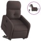 vidaXL Relaxsessel mit Aufstehhilfe Elektrisch Dunkelbraun Stoff vidaXL Relaxsessel mit Aufstehhilfe Elektrisch Dunkelbraun Stoff