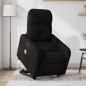 vidaXL Elektrischer Massagesessel mit Aufstehhilfe Schwarz Stoff vidaXL Elektrischer Massagesessel mit Aufstehhilfe Schwarz Stoff