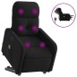 vidaXL Elektrischer Massagesessel mit Aufstehhilfe Schwarz Stoff vidaXL Elektrischer Massagesessel mit Aufstehhilfe Schwarz Stoff
