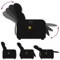 vidaXL Elektrischer Massagesessel mit Aufstehhilfe Schwarz Stoff vidaXL Elektrischer Massagesessel mit Aufstehhilfe Schwarz Stoff