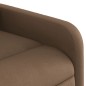 vidaXL Elektrischer Massagesessel mit Aufstehhilfe Braun Stoff vidaXL Elektrischer Massagesessel mit Aufstehhilfe Braun Stoff